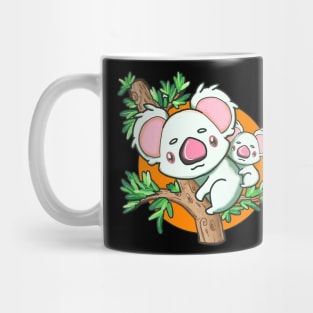 Albino Koala mama and baby Mug